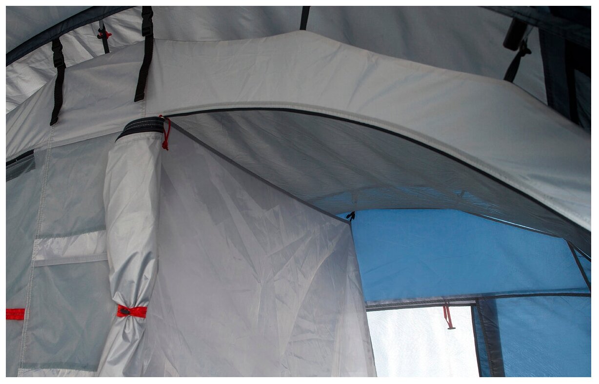 Палатка кемпинговая "Libra 4" (синий/серый)