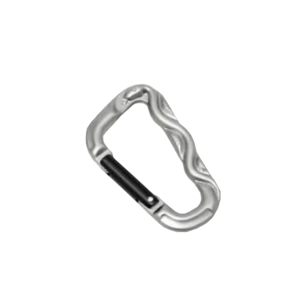 Брелок карабин Змейка чеканный